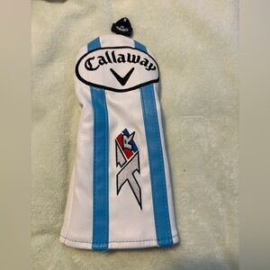 Callaway  XR White and Blue Golf Club Cover Excellent used condition. ⛳️⛳️